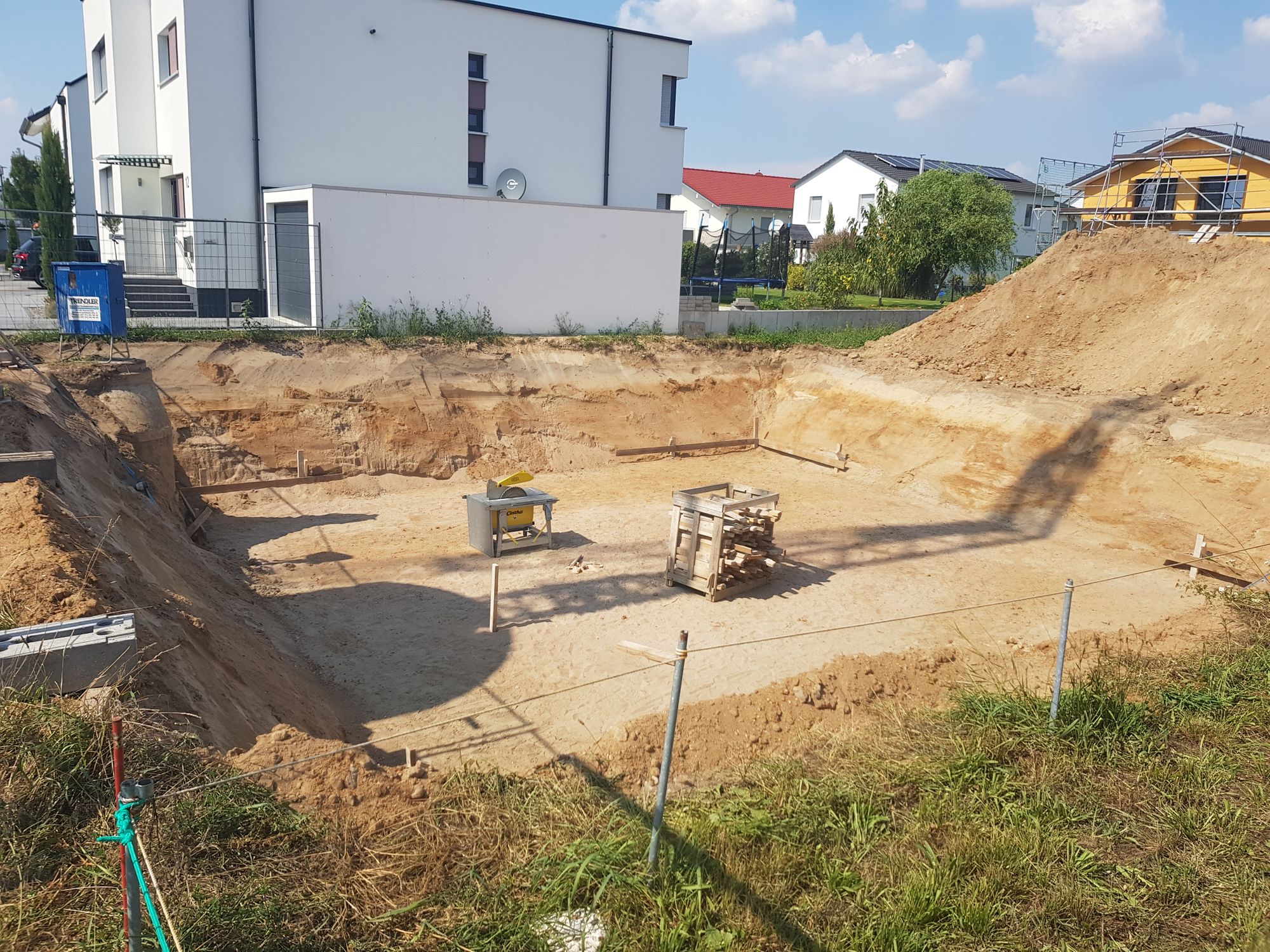 Nanu? Da steht ein Kran