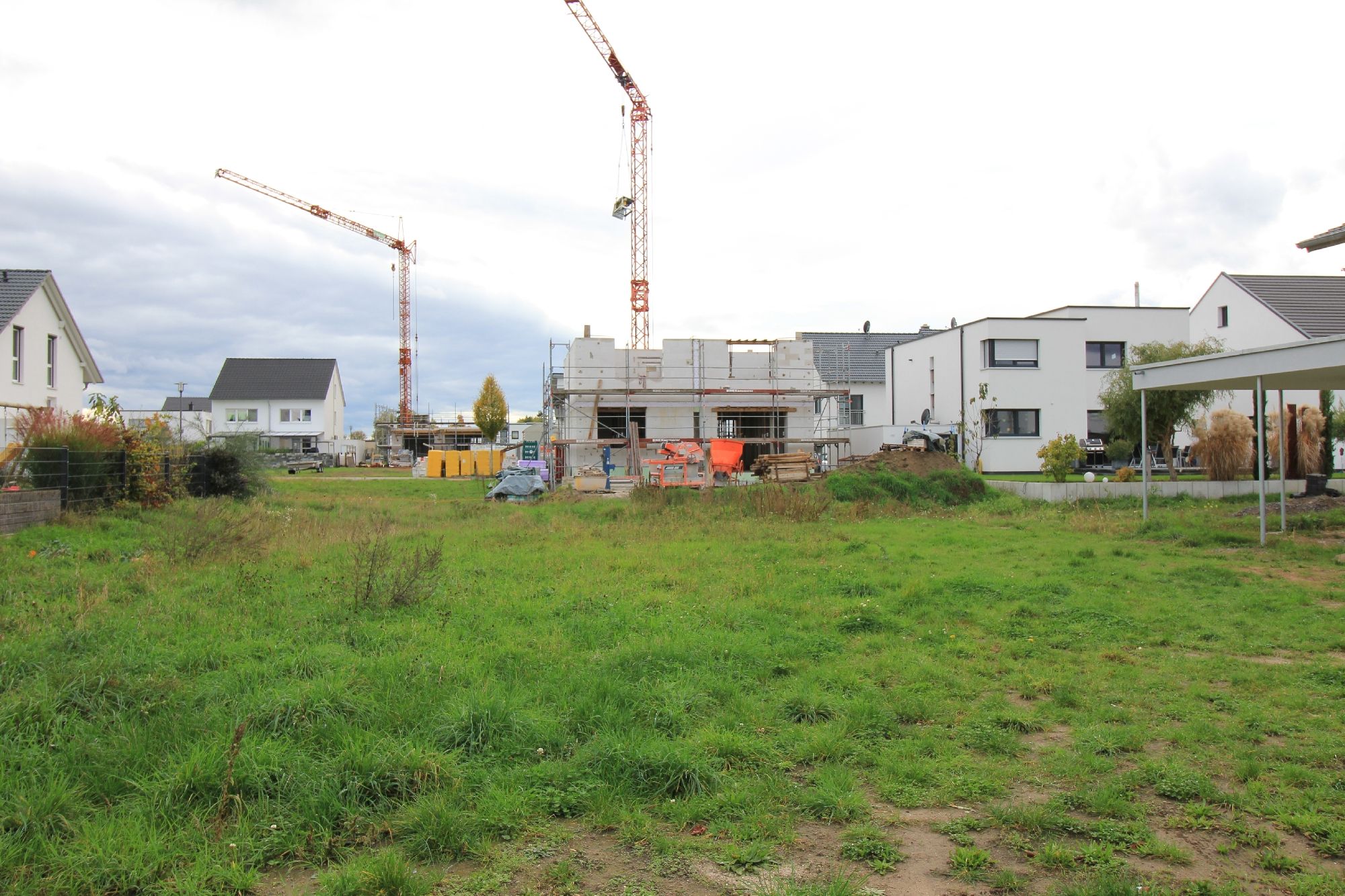 Das Obergeschoss ist fertig.