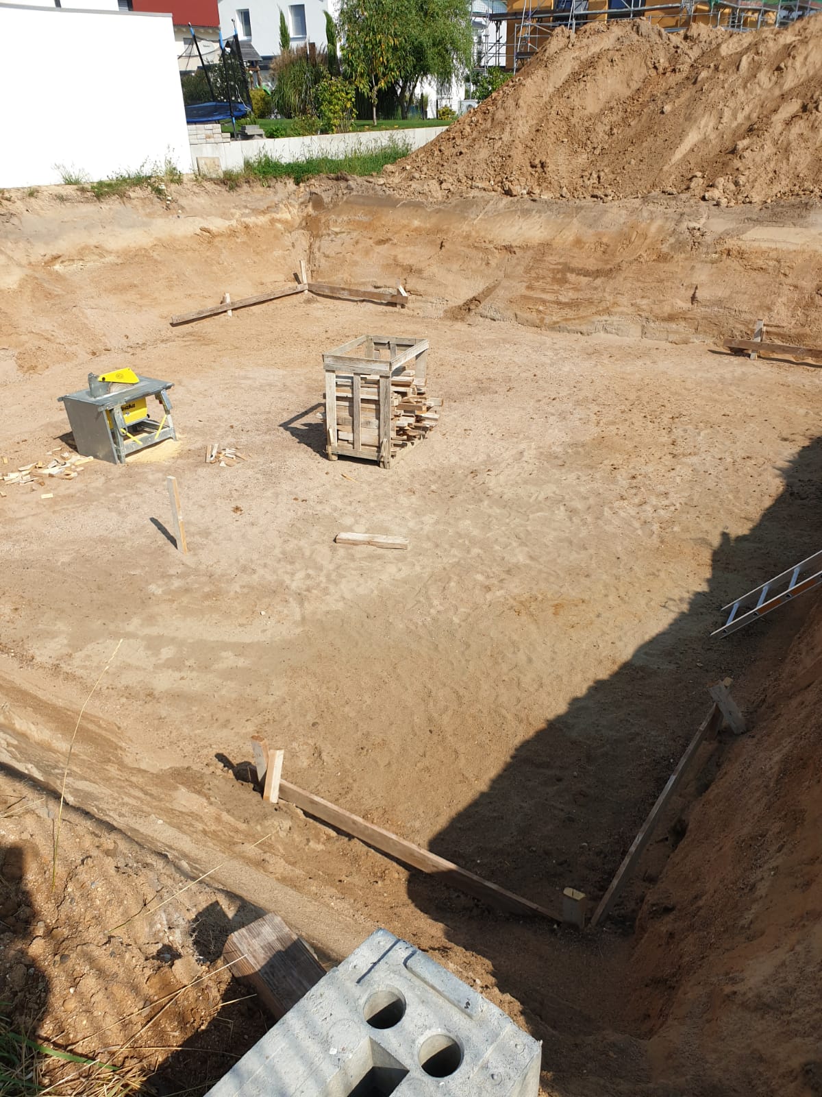 Nanu? Da steht ein Kran