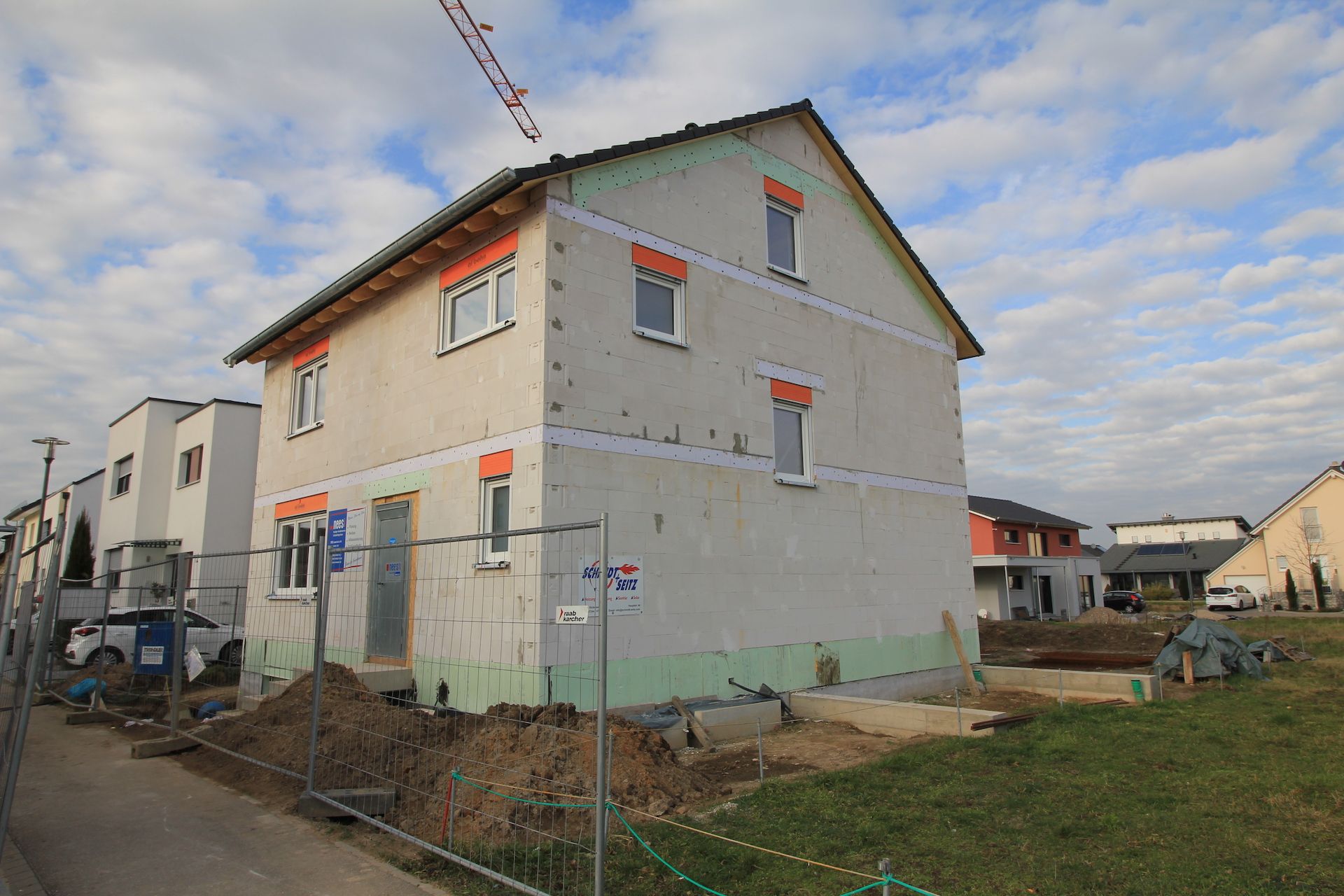 Der Innenausbau hat begonnen.